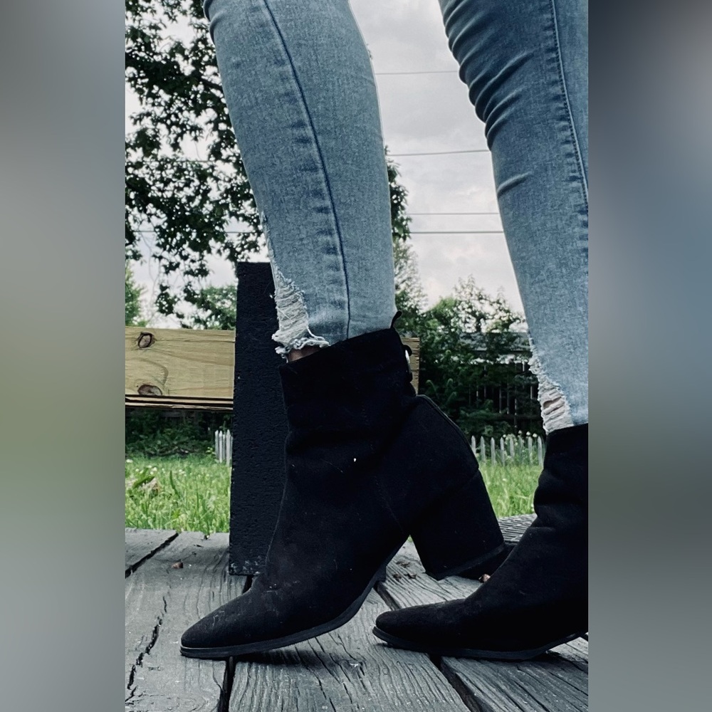 Black Suede Boots